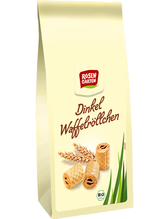 Waffelröllchen Dinkel