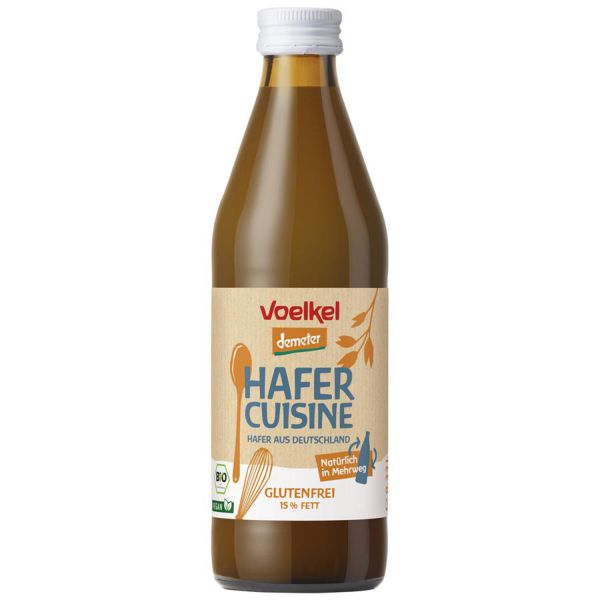 Hafer Cuisine in der Mehrweg Pfandflasche