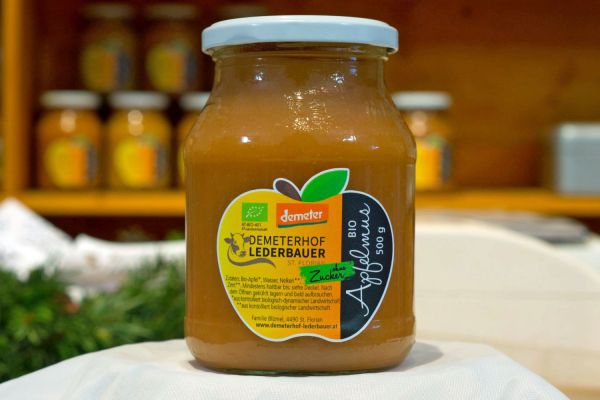 Apfelmus demeter zuckerfrei (aus Streuobstwiese)
