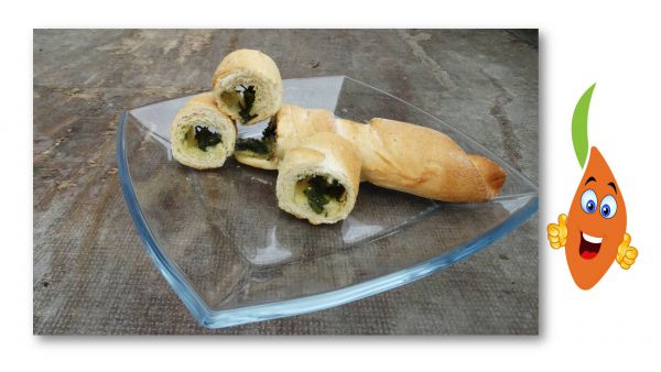 Bärlauchstangerl Dinkel 5er (mit Keimlingen)