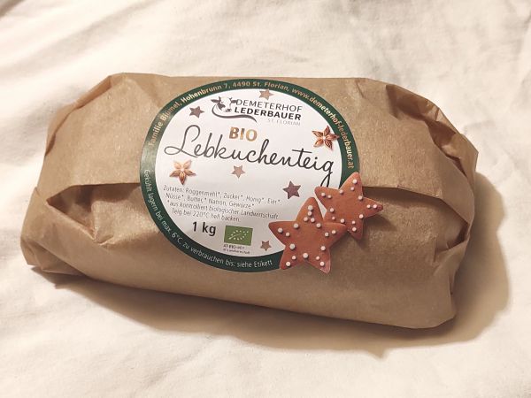 Lebkuchenteig backfertig (Roggen, Honig)