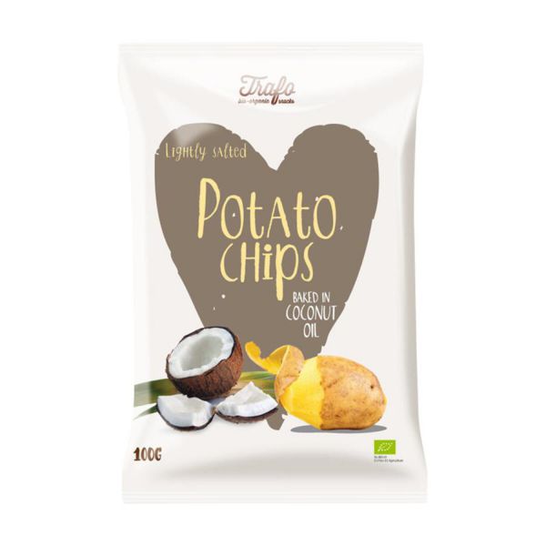 Chips gebacken in Kokosöl