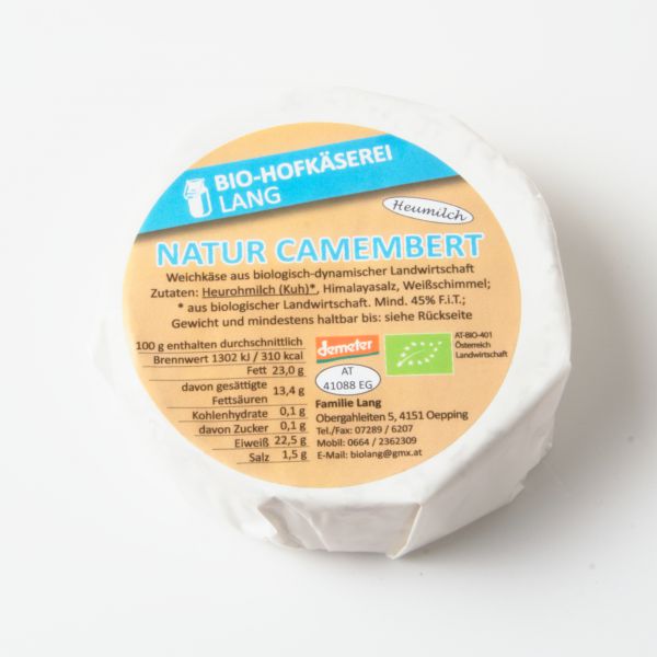 Camembert Natur (demeter)