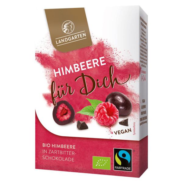 Himbeeren in Zartbitterschokolade