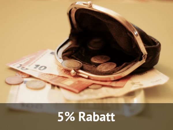 5 % Rabattgutschein fürs Jahr 2025