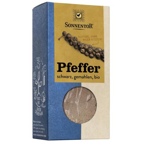 Pfeffer schwarz gemahlen