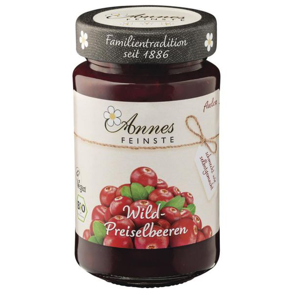 Fruchtaufstrich Wild-Preiselbeeren