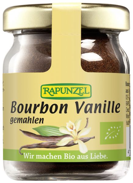 Vanillepulver Bourbon im Glas