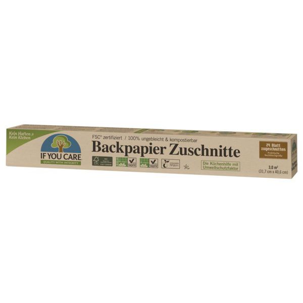 Backpapier Zuschnitte 24 Stk.