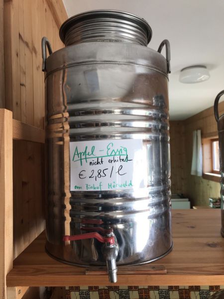 Apfelessig nicht pasteurisiert aus Haag OFFEN