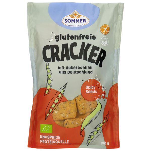 Cracker glutenfrei aus Ackerbohnen