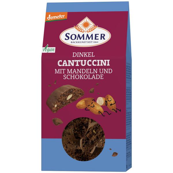 Dinkel Cantuccini Schokolade