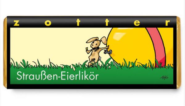 Straußen-Eierlikör Schokolade