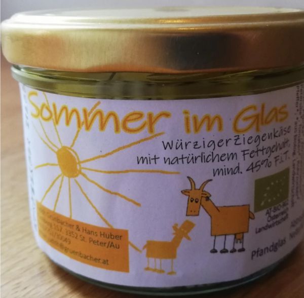 Ziegenkäse - Sommer im Glas