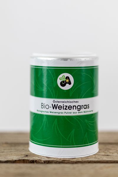 Weizengraspulver Dose