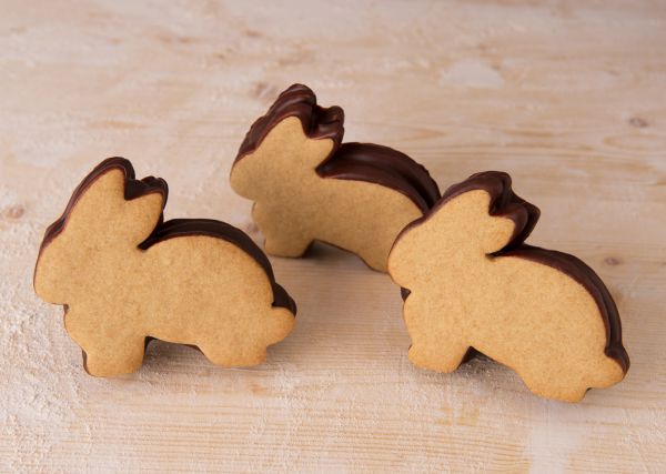 Dinkel Osterhase (wie gefülltes Herz)