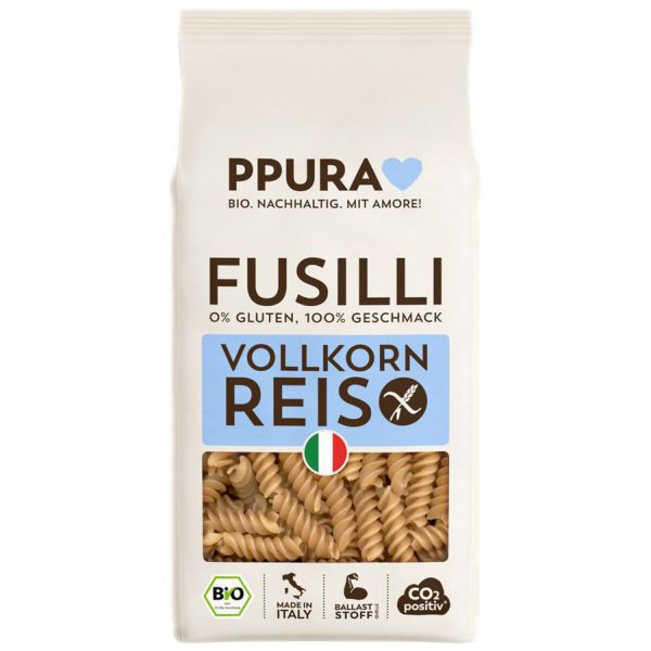 Fusilli aus Vollkornreis