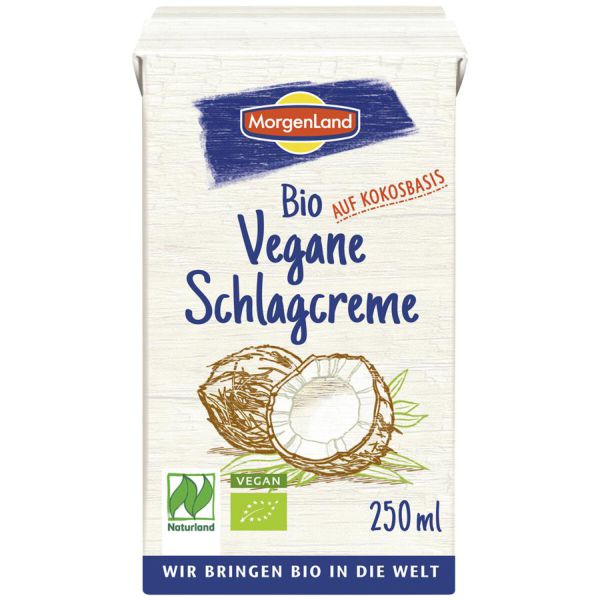Vegane Schlagcreme auf Kokosbasis
