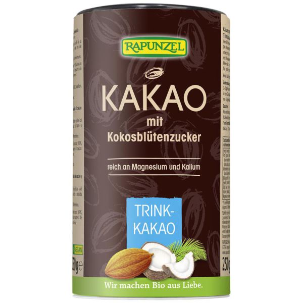 Kakao mit Kokosblütenzucker