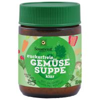 Gemüsesuppe klar (ohne Zucker) Gemüsesuppe klar (ohne Zucker)