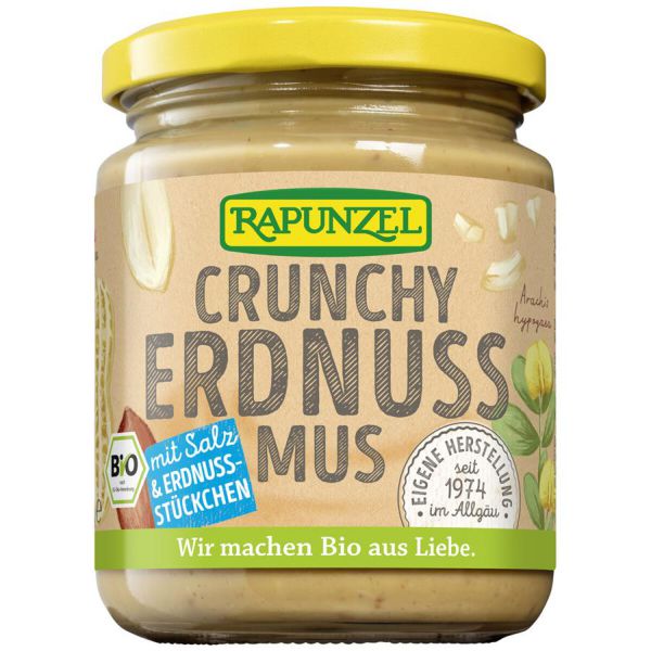 Erdnussmus Crunchy mit Salz