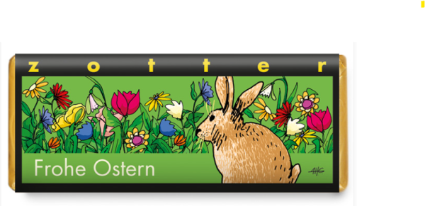 Frohe Ostern Schokolade