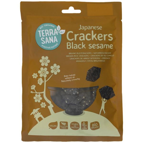 Cracker Schwarzer Sesam Reis