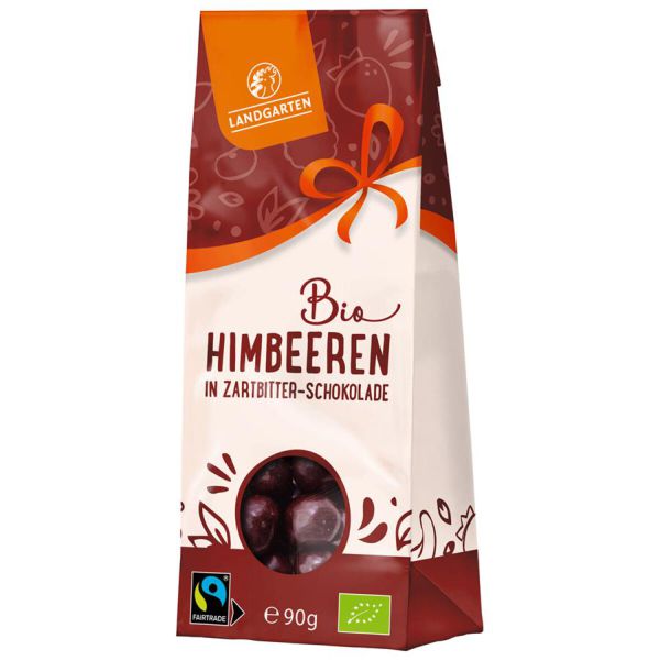 Himbeeren in Zartbitterschokolade