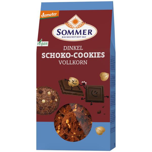 Dinkel Schokolade Cookies