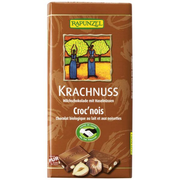 Schokolade Vollmilch Krachnuss