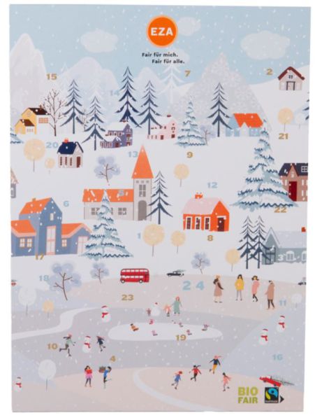 Adventkalender EZA (Milchschoko) bio-fairtrade