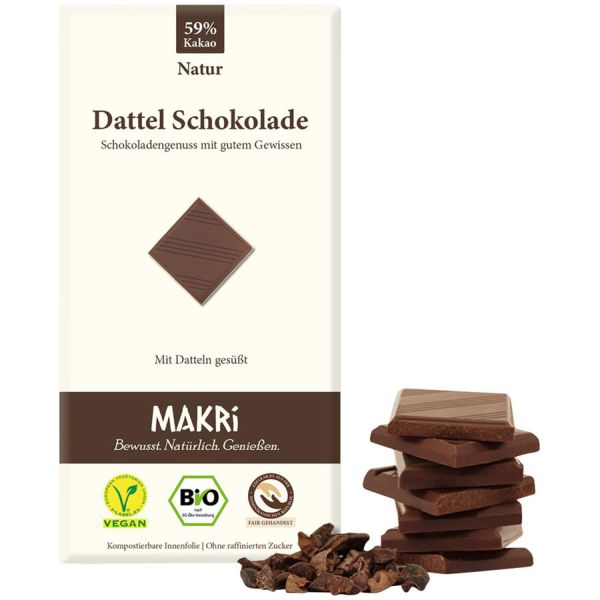 Dattel Schokolade natur 59%