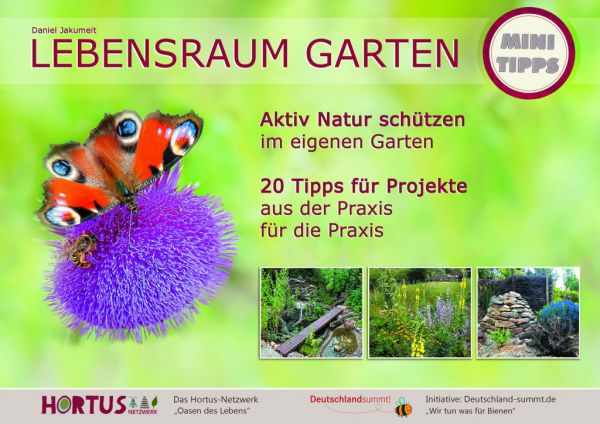 Lebensraum Garten, Mini-Tipps Broschüre