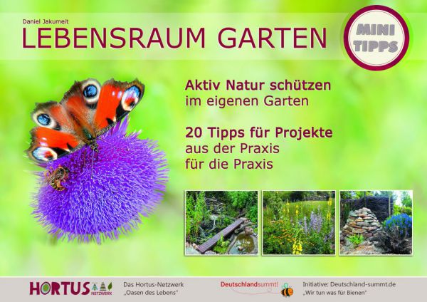 Lebensraum Garten, Mini-Tipps Broschüre