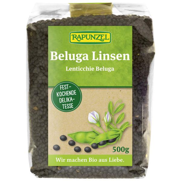 Linsen Beluga schwarz