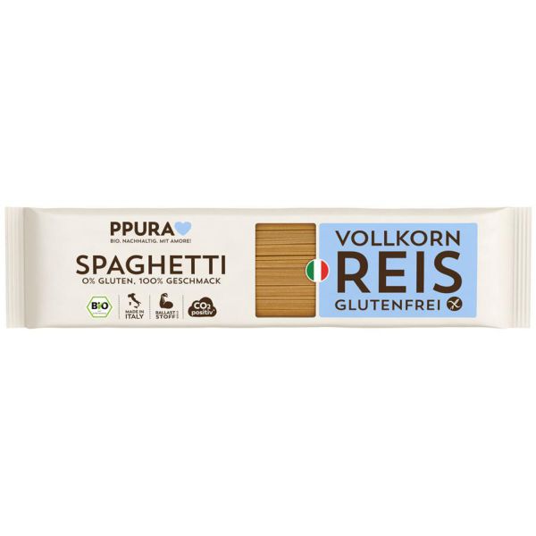 Spaghetti aus Vollkornreis