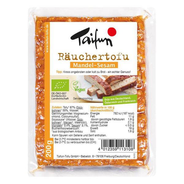 Räuchertofu Mandel-Sesam