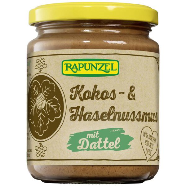 Nussmus Kokos-Haselnuss Dattel (ohne Kakao)