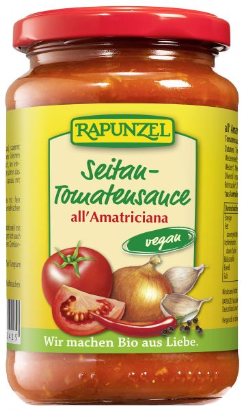Tomatensauce all' Amatriciana mit Seitan