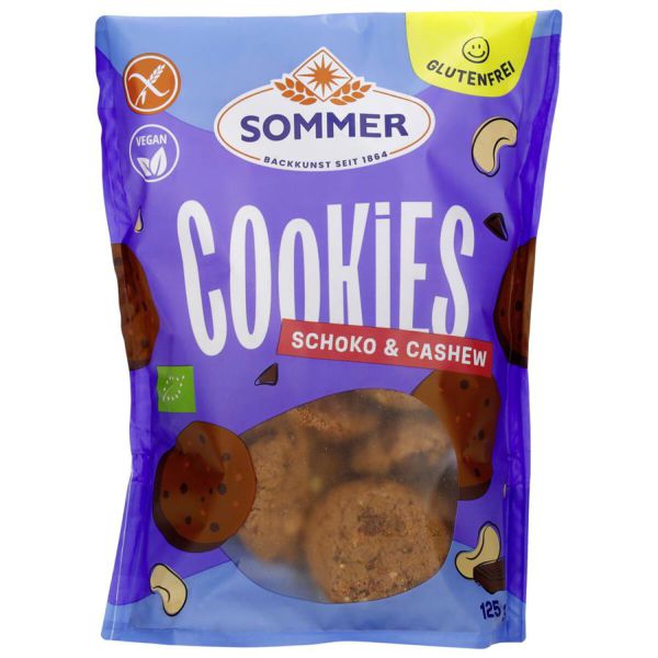 Cookies glutenfrei Schoko Cashew