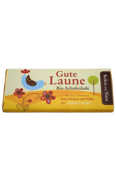 Gute Laune Bio-Zartbitterschokolade