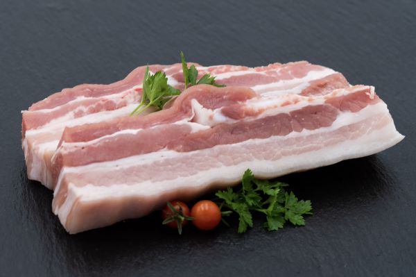 Schweinebauch geschnitten (EUR 18,50/Kg)