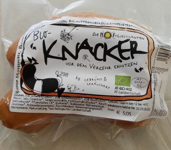 Knacker 2 Stk. (€ 16,95/kg)