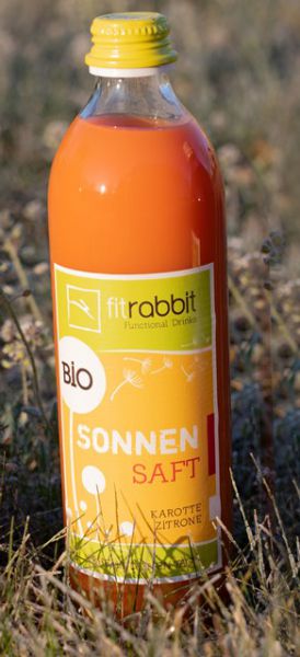 Fitrabbit Sonnen-Saft (Karotte-Zitrone) 0,5l