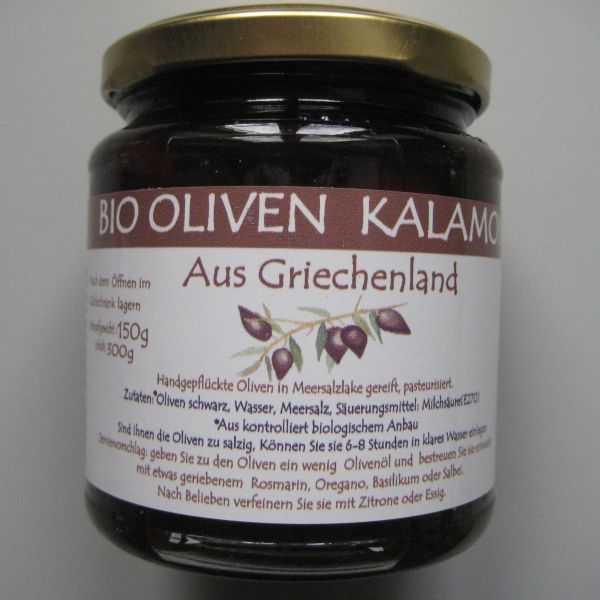 Schwarze Oliven Kalamon