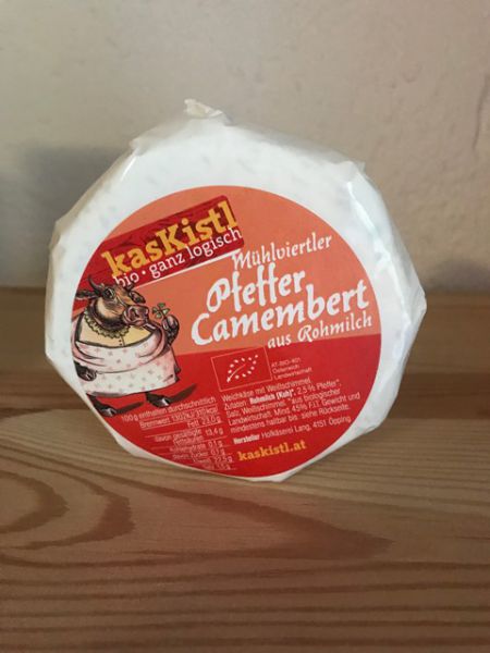 Demeter Camembert mit Pfeffer von Lang (€ 2,16/100 g)-bis Mo, 16:00 Uhr bestellen