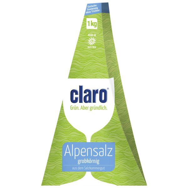 Regeneriersalz Alpensalz grob 1 kg - CLARO