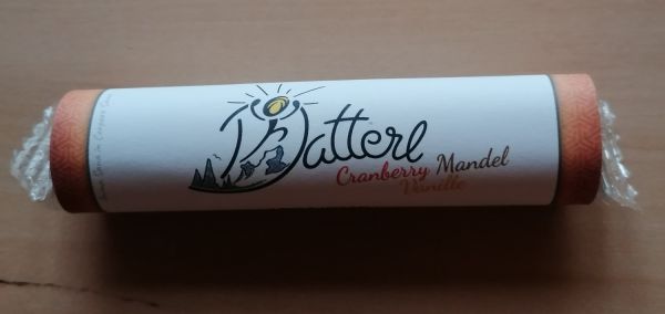 BIO Datterl Kraftrolle - Cranberry Mandel Vanille