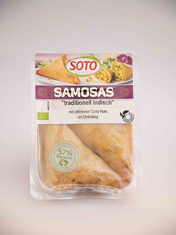 Samosas Gemüse-Ecken gefüllt 250 g