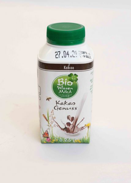 Bio Kakaogenuss 250 ml von Wiesenmilch